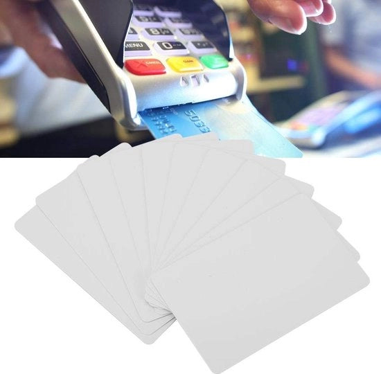 Carte NFC da 10 pezzi - Carte premium in PVC - Etichette RFID - Compatibile con telefoni NFC - Controllo di accesso - Leggero e portatile - Smartcard
