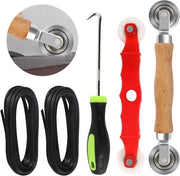 Set di 4 pezzi di rete per insetti, inclusa installazione e accessori di riserva, misura 20 m x 5 mm