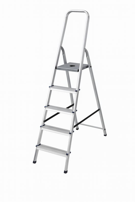 SCALA IN ALLUMINIO ALFA EUROSCALA EN131- - 4 gradini cm.44x145h (84h pedana) kg.4,2 - 1 pezzi FACAL