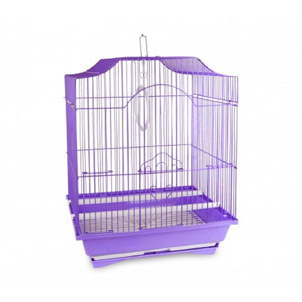 Trade Shop - Gabbia Per Uccelli 49.5 X 34 X 27.5 Cm Di Piccole Dimensioni Mangiatoie Incluse -