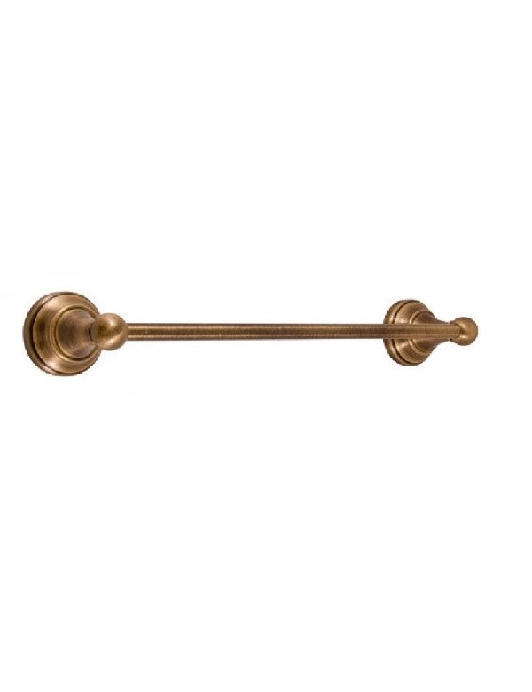 Portasciugamani a parete retrò MORAVA in bronzo 40,5x7,85 x5,95 cm