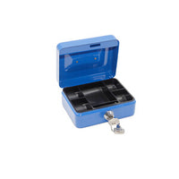 C CASSETTA PORTAVALORI BLU 5015 15.2X11.8X8CM- 1,0 pz