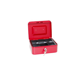 C CASSETTA PORTAVALORI ROSSO 3003 20X16X9CM- 1,0 pz
