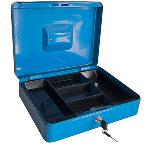 C CASSETTA PORTAVALORI BLU 5015 25X18X9CM- 1,0 pz