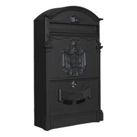 C CASSETTA POSTALE REGIA NERO 9005 25,5X9X41CM- 1,0 pz