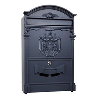 C CASSETTA POSTALE REGIA ANTRACITE 7016 25.5X9X41CM- 1,0 pz