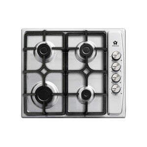 PIANO COTTURA INOX STAYLUX GAS 60CM GRIGLIA GHISA- 1,0 pz