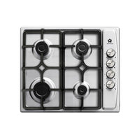 PIANO COTTURA INOX STAYLUX GAS 60CM GRIGLIA GHISA- 1,0 pz