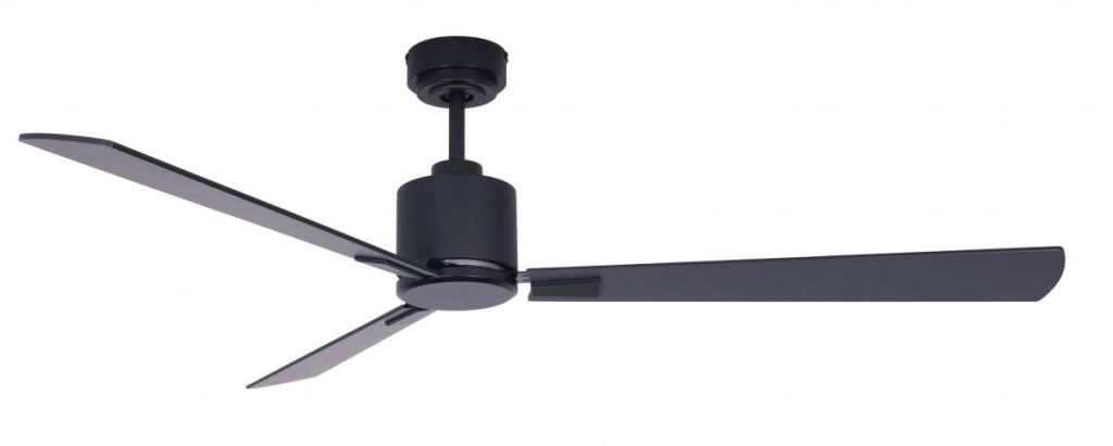 Vam Ventilatore da soffitto a risparmio energetico FACTORY Wi-Fi nero 91 cm telecomando 6 velocità
