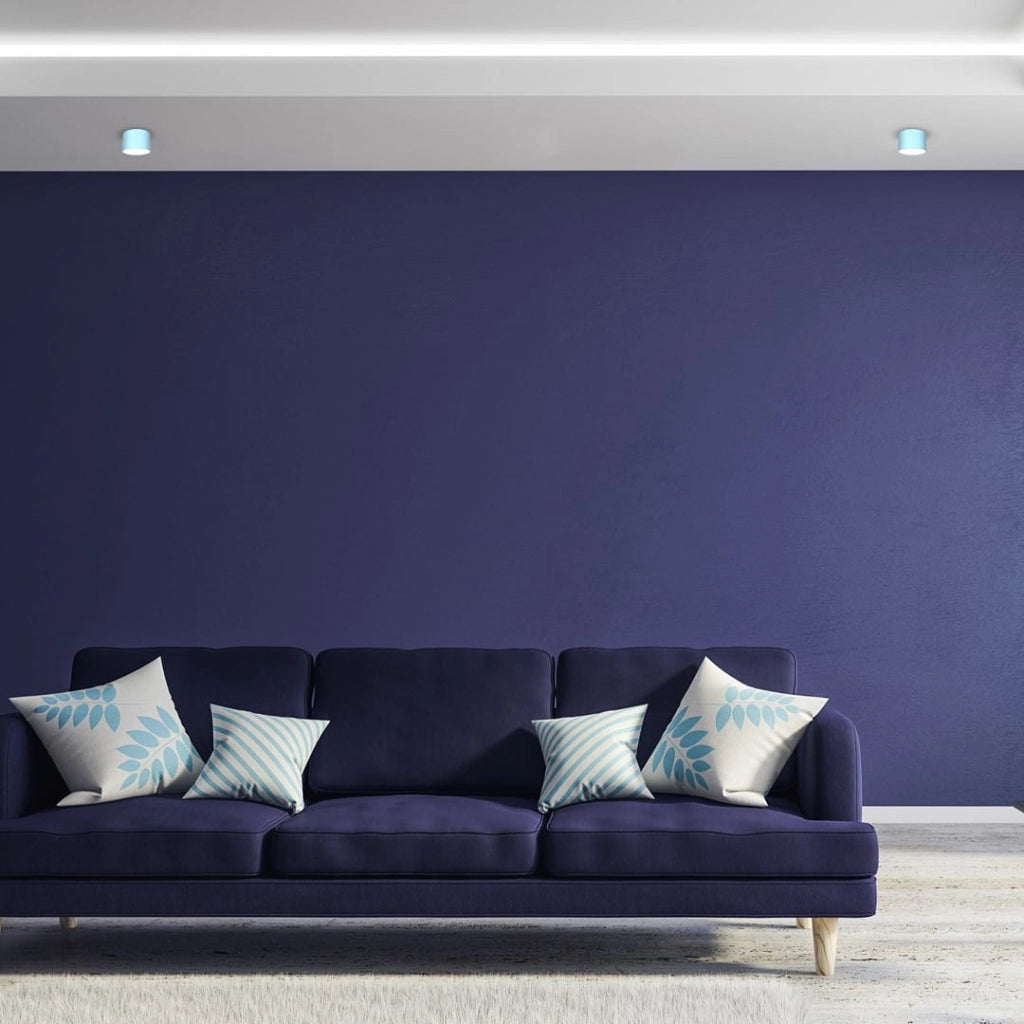 Plafoniera Milagro Dixie blu metallo 1 luce GX53 20W