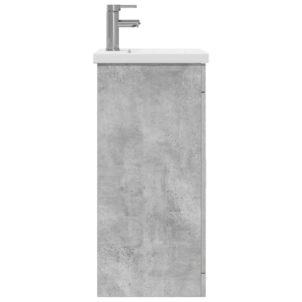 Mobile da bagno con lavabo Grigio Cemento 42 x 40 x 84,5 cm 890675