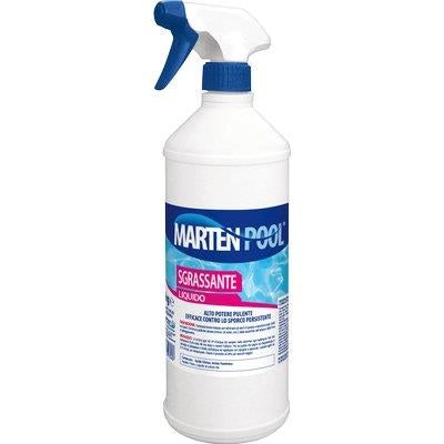 SGRASSANTE X PISCINA MARTEN - LIQUIDO LT 1 + SPRUZZINO- 6 pezzi