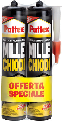 PATTEX MILLECHIODI FORTE E RAPIDO - GR 400- 2 pezzi