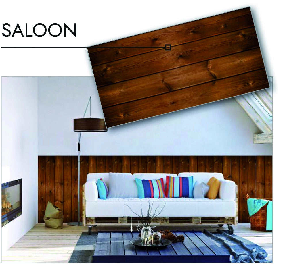 LASTRA DECORATIVA SERIGRAFATA cm. 50x100 - Effetto Saloon 15.00 pz
