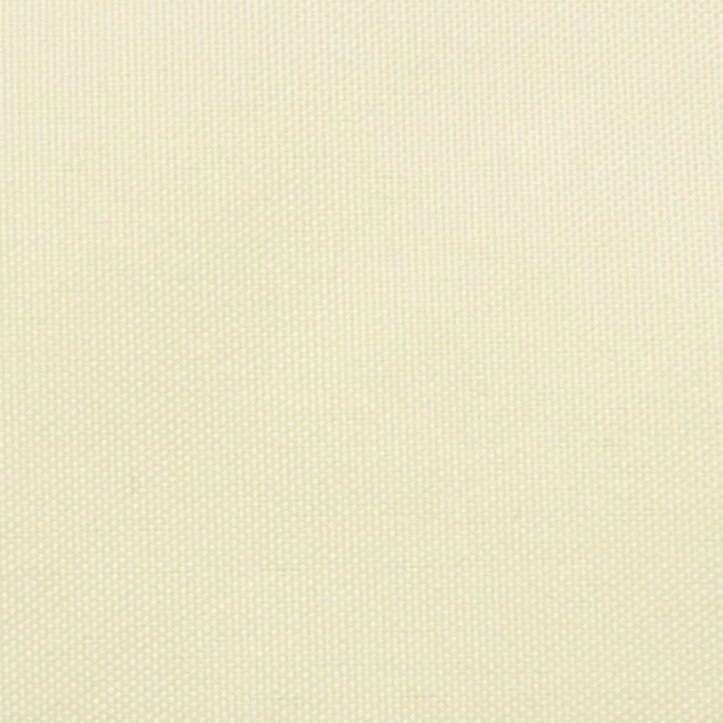Vela ombreggiante triangolare in tessuto Oxford 4 x 5 x 5 m crema 02_0009890