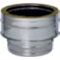 C RACCORDO INOX DA MONO A DOP PARETE D  8/13CM- 1,0 pz