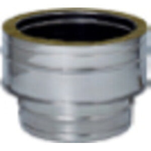 C RACCORDO INOX DA MONO A DOP PARETE D15/20CM- 1,0 pz