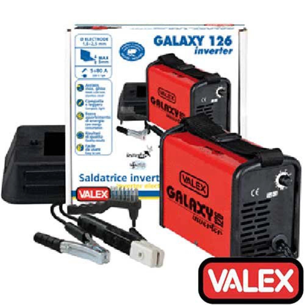Trade Shop - Saldatrice Inverter Ventilata A Corrente Continua Valex Galaxy 126 -