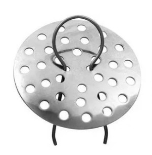 GRIGLIETTA PER LAVELLO IN ACCIAIO CROMATO ø58MM   Idroweb