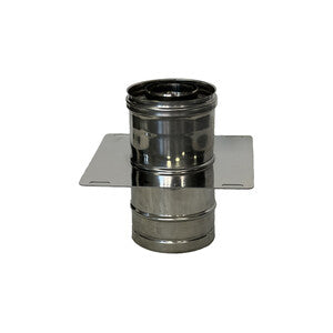 C PIASTRA INTERMEDIA INOX DOP PARETE D10/15CM- 1,0 pz