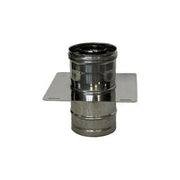 C PIASTRA INTERMEDIA INOX DOP PARETE D10/15CM- 1,0 pz