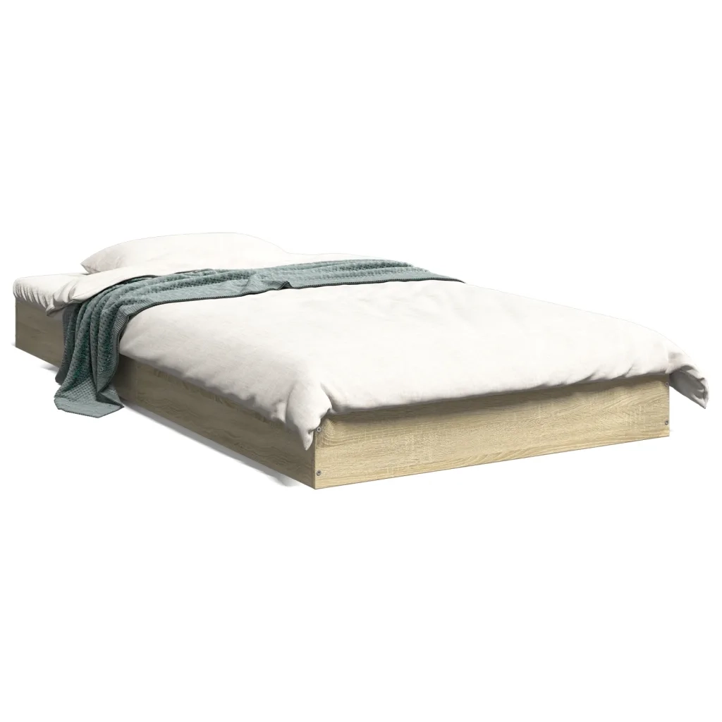 Giroletto senza Materasso Rovere Sonoma 100x200cm in Truciolato 842058