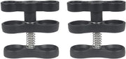 Set di Clip per Lampada da Sub per Aluminium, Kit di Sostituzione con Articolo a Gomito e Connettore a Sfera