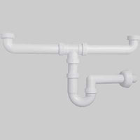 SIFONE AD U DUE VIE 11/2 x 40 - 1 pezzi - Idroweb