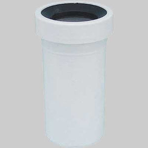 MANICOTTO WC DI PROLUNGAMENTO A INNESTO CON GUARNIZIONE  DM.110 x H.400 - 1 pezzi - Idroweb