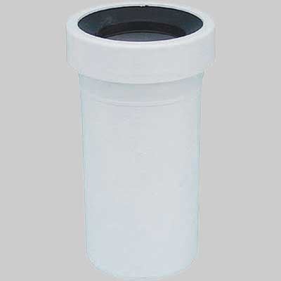 MANICOTTO WC DI PROLUNGAMENTO A INNESTO CON GUARNIZIONE  DM.110 x H.400 - 1 pezzi - Idroweb