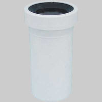 MANICOTTO WC DI PROLUNGAMENTO A INNESTO CON GUARNIZIONE  DM.90 x H.255 - 1 pezzi - Idroweb