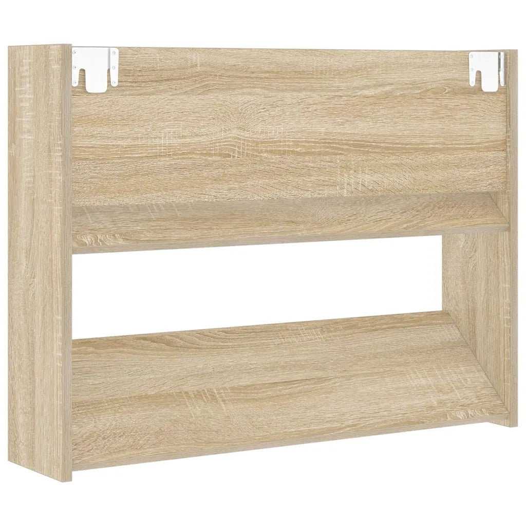 Scarpiere Muro 2 pz Rovere Sonoma 80x18x60cm Truciolato cod mxl 43991