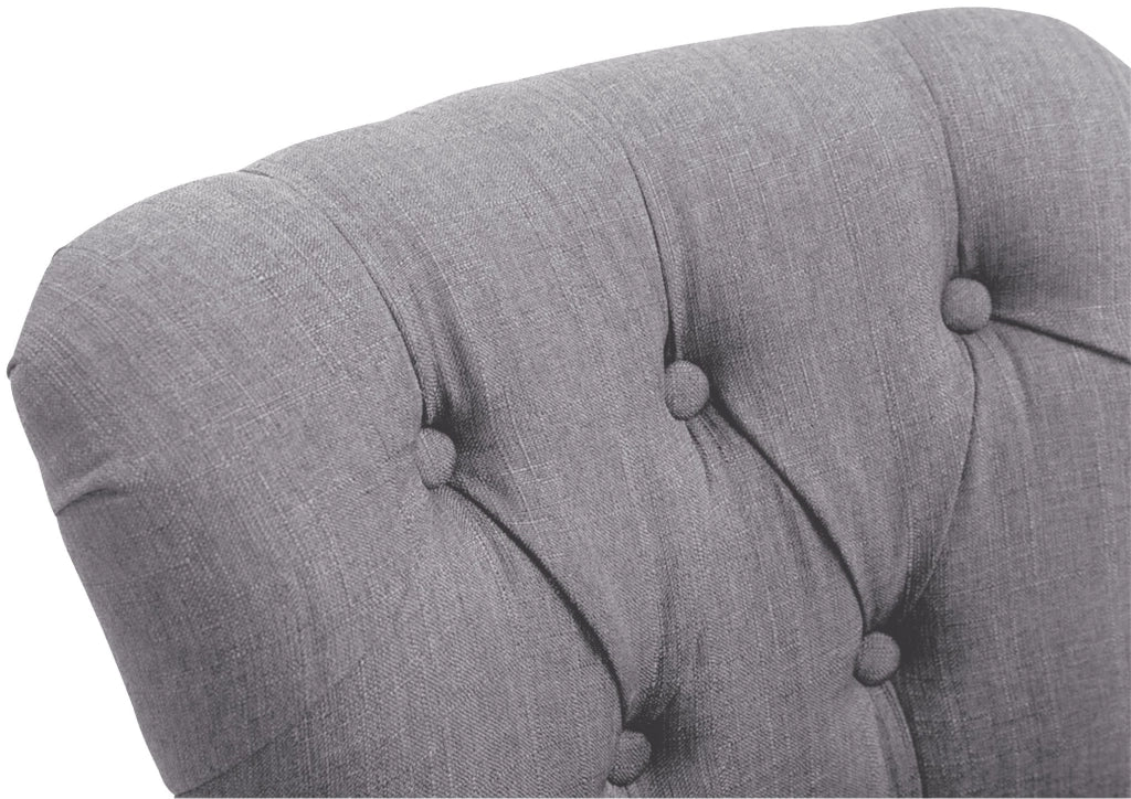 Sgabello Lakewood Stoffa antico-chiaro grigio chiaro