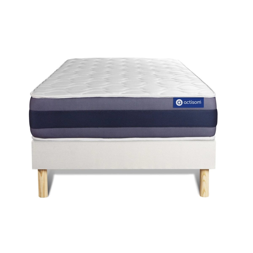 Kit rete e materasso matrimoniale Actilatex morpho 90x190cm - Spessore : 24cm - Lattice e memory foam - Bilanciato -