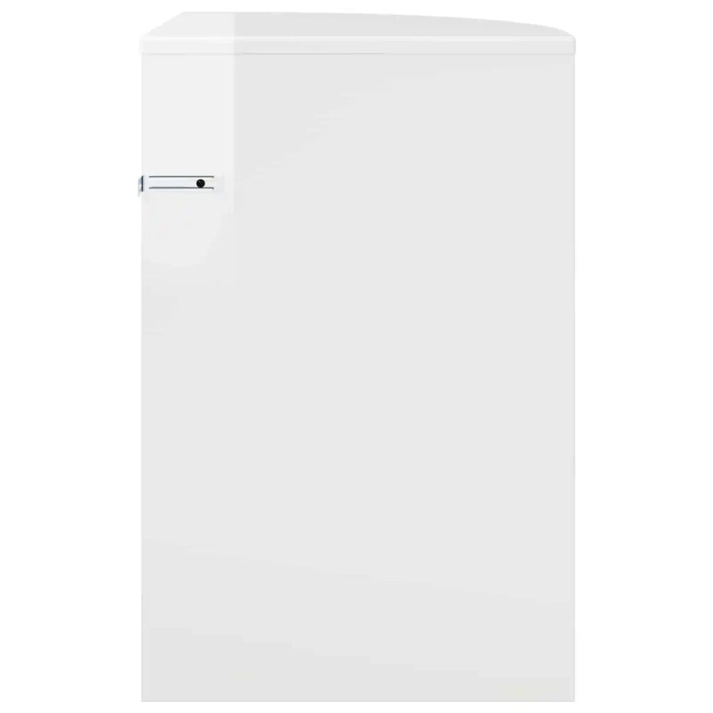 Tavolino Bianco Lucido 39,7 x 39,7 x 60 cm Legno ingegnerizzato 891134