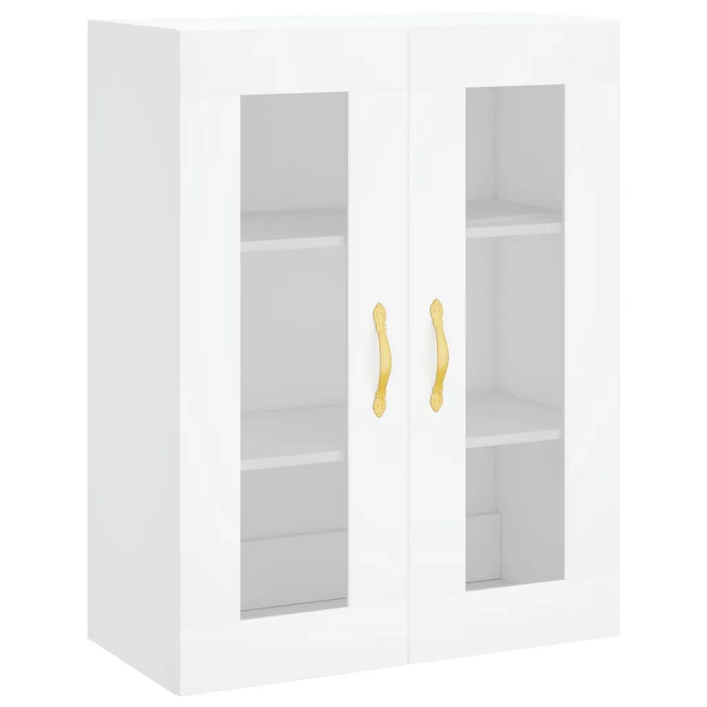 Credenza Bianca 69,5x34x180 cm in Legno Multistrato 3198641