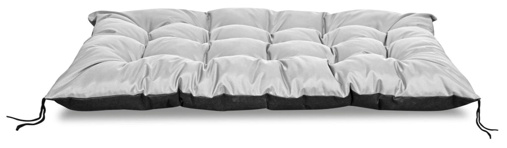AIO FACTORY 120x80 cm Cuscino da giardino impermeabile Letto per cani grigio chiaro