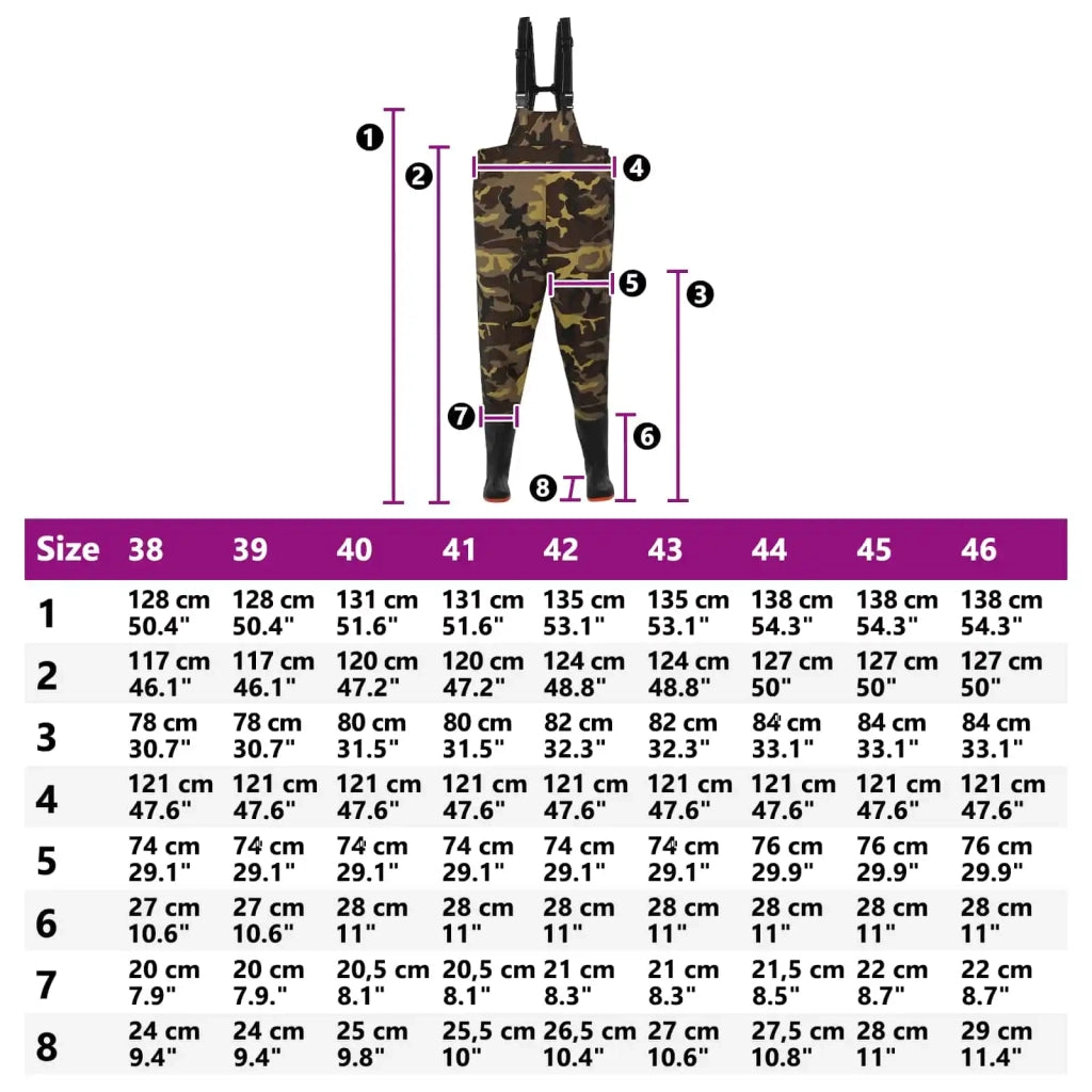Stivali da pesca con pantaloni Poliestere Rivestito in PVC CFW7737599