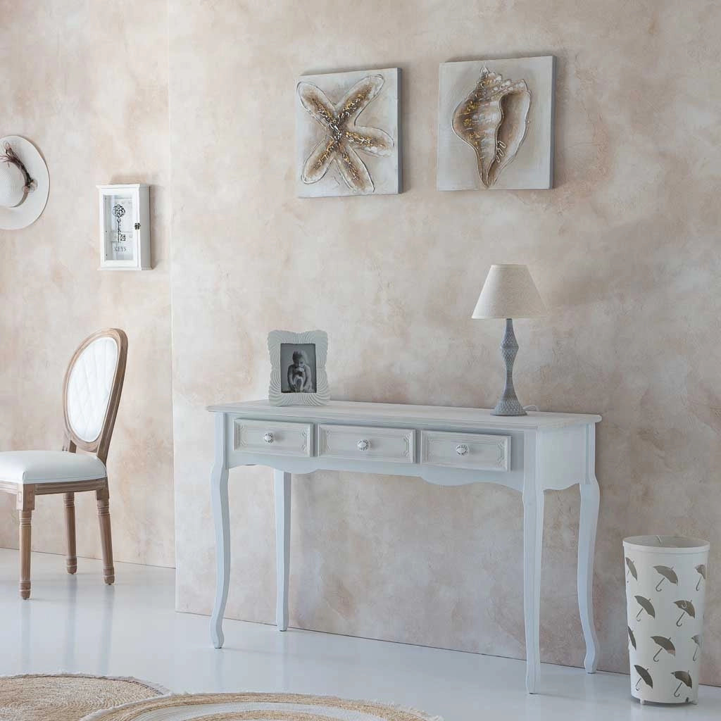Quadro dipinto a mano con rilievo marrone 40x40x2,5h