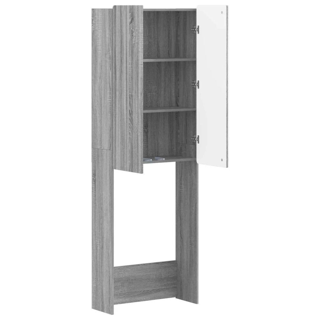 Mobile Bagno ZWOLLE Sonoma grigio 66 x 25,5 x 190 cm 896481