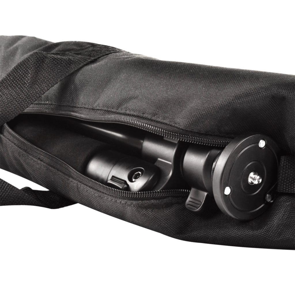 Walimex Pro Treppiede FT-665T Pro (con testa panoramica 3D, estremamente stabile, capacità di carico massima: treppiede 12 kg. Panhead 6kg, 3 segmenti di gambe), nero
