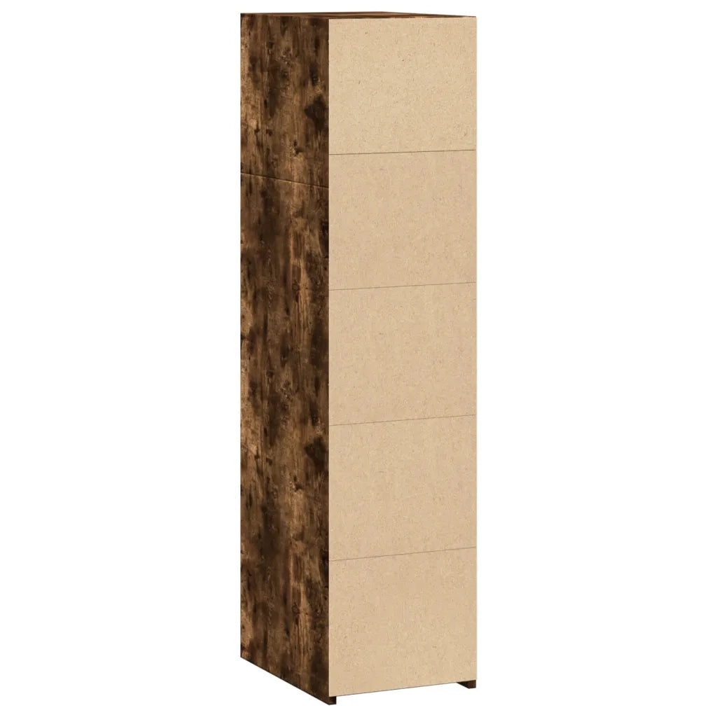 Credenza Rovere Fumo 30x41x124cm in Legno Multistrato 846380