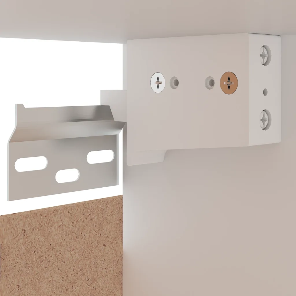 Mobile Pensile “Lyon” Bianco 60x31x40 cm in Legno Multistrato 802513