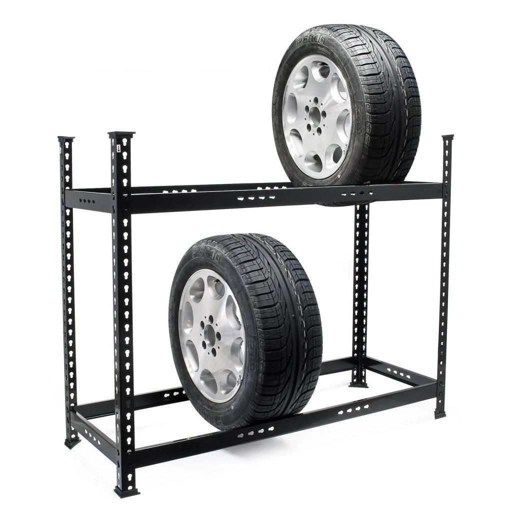 Porta pneumatici da 120 cm per 6-8 pneumatici fino a 150 kg altezza regolabile 16_0002907