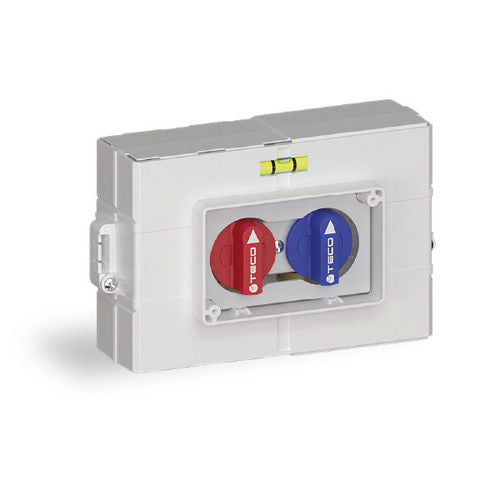 KIT CON DOPPIA INTERCETTAZIONE DA INCASSO K4.0- DN 15 1/2- TECO- pezzi 1