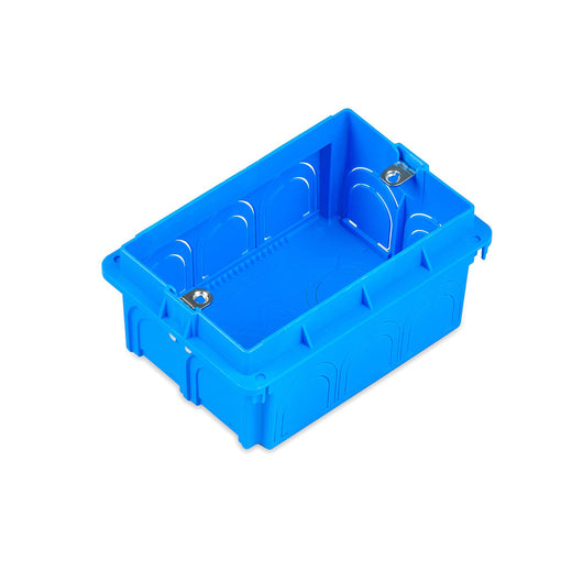 SCATOLA DA INCASSO 3 POSTI UNIFICATA- Azzurra- ATON- pezzi 12