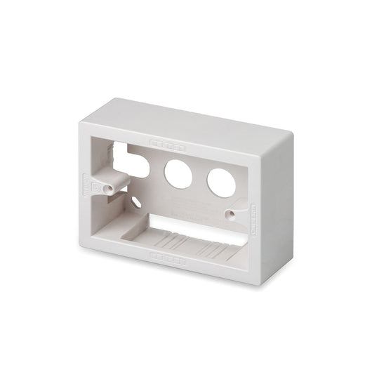 SCATOLA COMBINATA 3 POSTI BIANCA- 3 moduli Bianca- ATON- pezzi 1