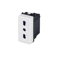 PRESA MIX 2P+T P17/11 BIVALENTE- Bianca- ATON- pezzi 12