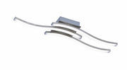 Plafoniera LED moderna ROUTE 56cm argento/bianco RL