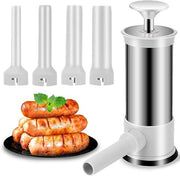 Worstmaker Ergonomico con 4 Misure di Tubi di Filtro - Fattore di Filtro per la Carne Macinata da Casa